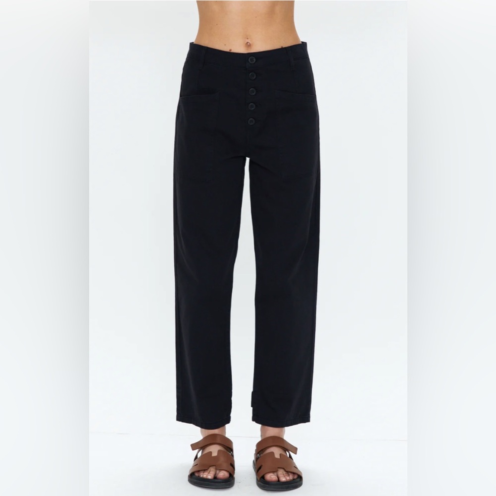 Pistola Tammy High Rise Size 29 Black Utility Cargo Pant Buttonfly